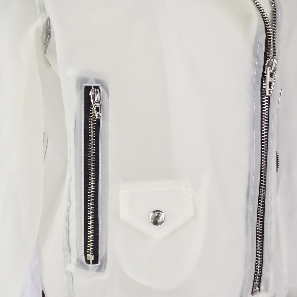 π₯SOLDπ₯ BlankNYC Plastic Moto Jacket - Picture 7 of 16